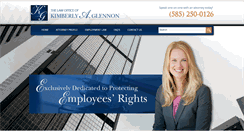 Desktop Screenshot of glennonemploymentlaw.com